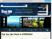 Tablet Screenshot of myhostel.com.co.in