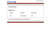 Tablet Screenshot of com.org