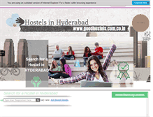 Tablet Screenshot of goodhostels.com.co.in