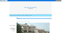 Desktop Screenshot of mynavjeevanhospital.com.co.in