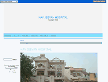Tablet Screenshot of mynavjeevanhospital.com.co.in